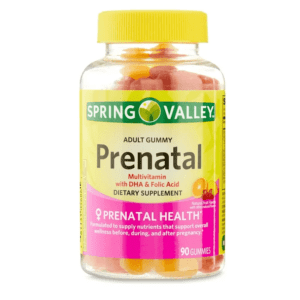 PRENATAL - SPRING VALLEY - 90 GUMMIES (MULTIVITAMIN WITH DHEA & FOLIC ACID)