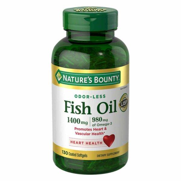 FISH OIL (ODOR-LESS) - 1400 MG | 130 SOFTGELS - BESTNATURAL