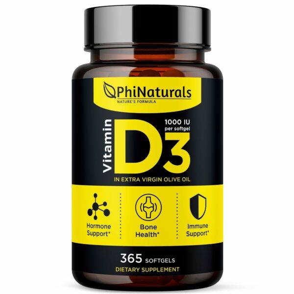VITAMIN D3 - 1000 IU | DIETARY SUPPLEMENT - PHINATURAL