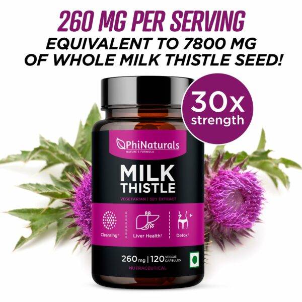 MILK THISTLE - 7800 MG | DIETARY SUPPLEMENT - PHINATURAL
