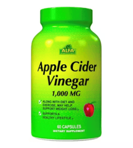 APPLE CIDER VINEGAR - 1,000 MG | 60 CÁPSULAS - ALFA