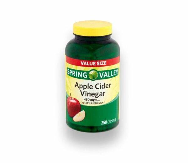 APPLE CIDER VINEGAR 450 MG - SPRING VALLEY - 100 cápsulas