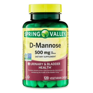 D-MANNOSE - SPRING VALLEY - 500 MG | 120 VEGETARIAN CÁPSULAS