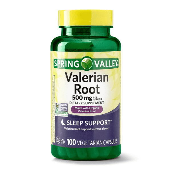 VALERIAN ROOT - SPRING VALLEY - 500 MG | 100 CÁPSULAS