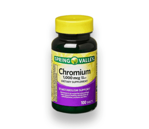 CHROMIUM - SPRING VALLEY - 1000 MG | 100 TABLETAS