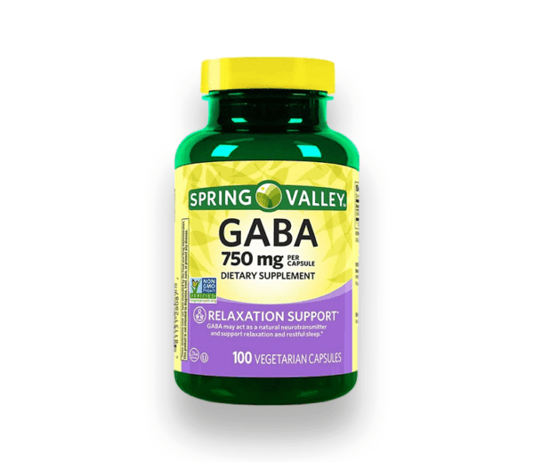 GABA 750 MG - SPRING VALLEY - 100 cápsulas