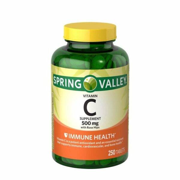 VITAMIN C - SPRING VALLEY - 500 MG | 250 TABLETAS