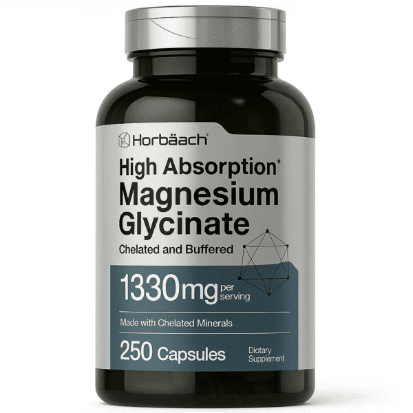 MAGNESIUM GLYCINATE 1330 MG - HORBACH - 250 cápsulas