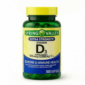 VITAMIN D3 - SPRING VALLEY - 125 MCG (5,000 IU) | 100 SOFTGELS