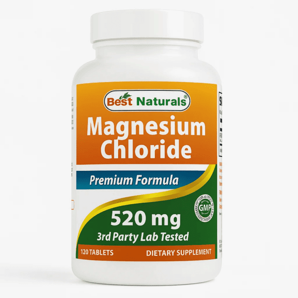 MAGNESIUM CHLORIDE (PREMIUM FORMULA) - BESTNATURAL - 520 MG | 120 TABLETAS
