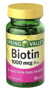 BIOTIN - SPRING VALLEY - 1000 MCG | 150 CÁPSULAS