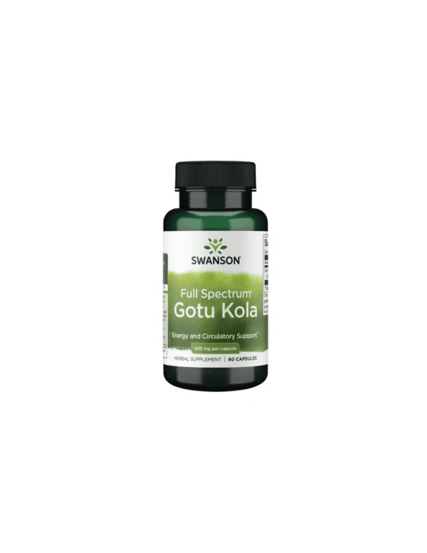 GOTU KOLA (FULL SPECTRUM) - SWANSON - 435 MG | 60 CÁPSULAS