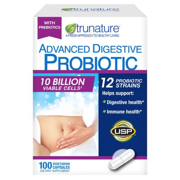 PROBIOTIC ADVANCED DIGESTIVE - 10 BILLION (12 STRAINS) |  - TRUNATURE