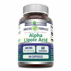 LIPOIC ACID 600 MCG – 60 TABLETAS – AMAZING FORMULAS