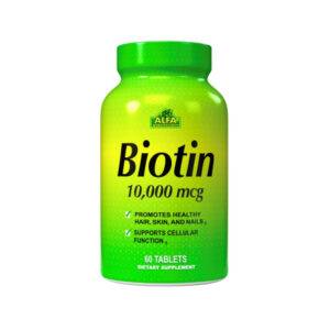 BIOTIN 10,000 MCG – 60 TABLETAS – ALFA