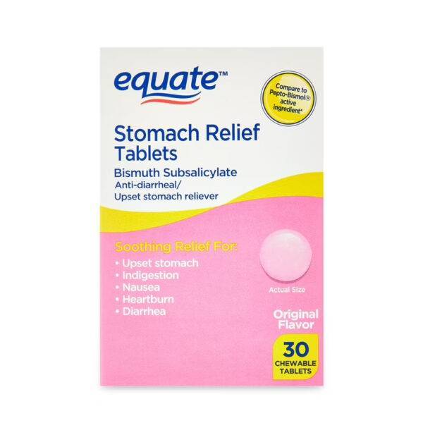 STOMACH RELIEF – 30 TABLETAS – EQUATE