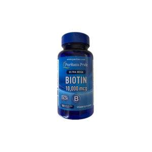 BIOTIN - 10,000 MCG | 100 CÁPSULAS - PURITAN'S PRIDE
