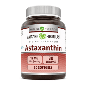 ASTAXANTINA 12 MG - AMAZING FORMULAS - 30 cápsulas