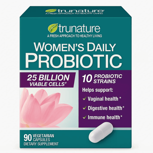 PROBIÓTICO DIARIO PARA MUJERES - TRUNATURE - 90 cápsulas vegetarianas