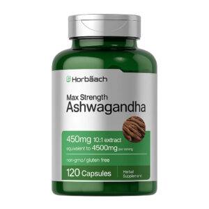 ASHWAGANDHA - 4500 MG | 120 CÁPSULAS - HORBAACH