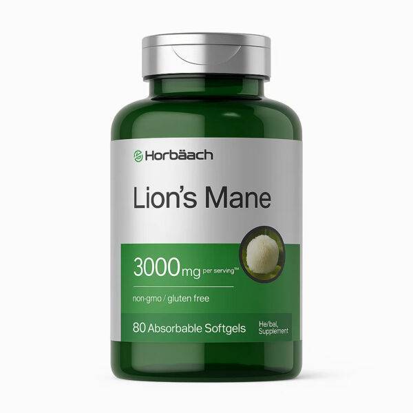 LION MANE - 3000 MG | 80 SOFTGELS - HORBAACH
