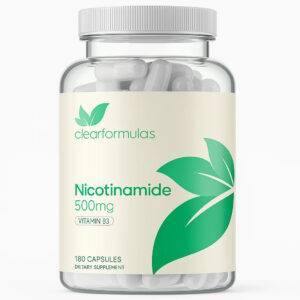 NICOTINAMIDE (B3) - 500 MG | 180 CÁPSULAS - CLEARFORMULAS