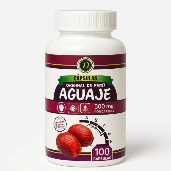 AGUAJE - 500 MG | 100 CÁPSULAS - PERUVIAN