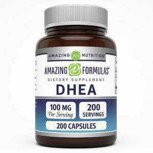 DHEA - 100 MG | 120 CÁPSULAS - AMAZING FORMULAS