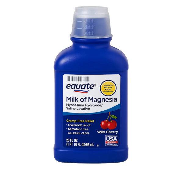 MILK OF MAGNESIA (LECHE MAGNESIA) – 26 FL OZ (769 ML) – EQUATE