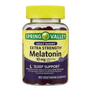 MELATONIN 10 MG – 60 GUMMIES – SPRING VALLEY