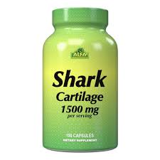 SHARK CARTILAGE (CARTÍLAGO DE TIBURÓN) 1,500 MG – 100 CÁPSULAS – ALFA