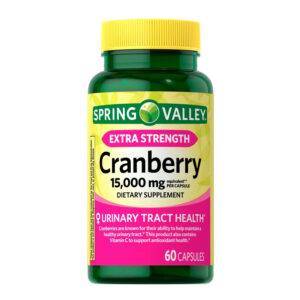 CRANBERRY 15,000 MG – 60 CÁPSULAS – SPRING VALLEY