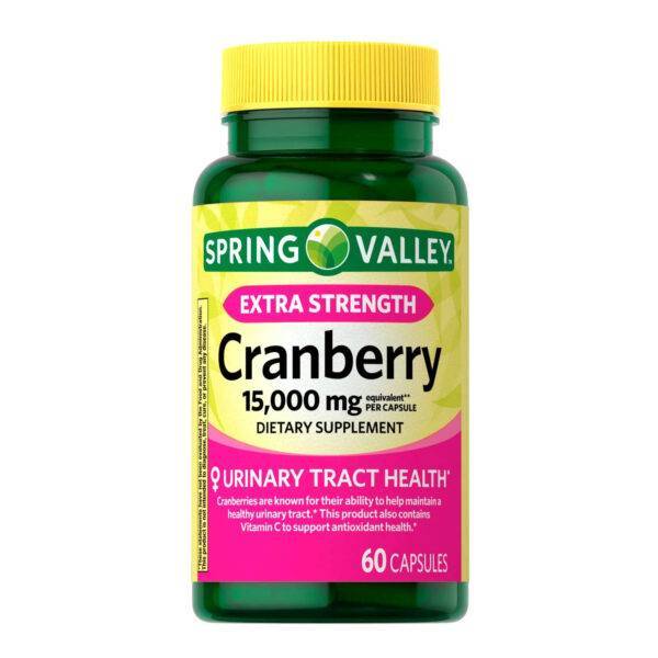 CRANBERRY 15,000 MG – 60 CÁPSULAS – SPRING VALLEY