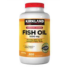 Fish Oil 1000 mg – 400 cápsulas blandas | Kirkland (Sustainably Sourced)