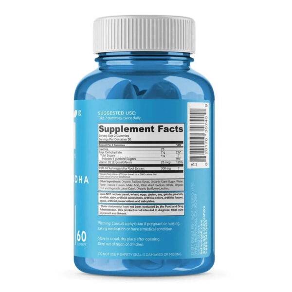 Ashwagandha KSM-66 + Vitamina D - Goli - 60 Gomitas - Imagen 2