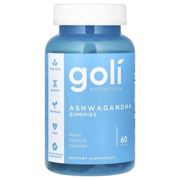 Ashwagandha KSM-66 + Vitamina D - Goli - 60 Gomitas